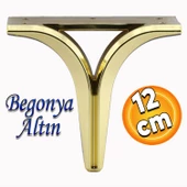 Begonya Lüks Mobilya Kanepe Sehpa Tv Ünitesi Oturma Grubu Koltuk Ayağı Baza Ayakları Altın 12 Cm thumbnail 1