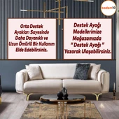 Begonya Lüks Mobilya Kanepe Sehpa Tv Ünitesi Oturma Grubu Koltuk Ayağı Baza Ayakları Altın 12 Cm thumbnail 7