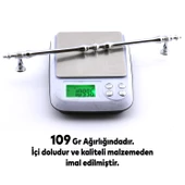 Şehzade Kulp Mobilya Mutfak Dolabı Çekmece Dolap Kulpları Kapak Kulpu Kulbu Krom 224 mm Metal - 3
