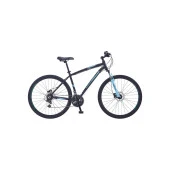 Salcano City Explorer HD 21 Vites Hidrolik Disk fren 19" gezi şehir bisikleti Siyah Turkuaz - 1