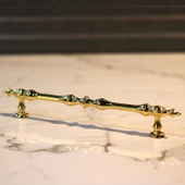 Şehzade Kulp Mobilya Mutfak Dolabı Çekmece Dolap Kulpları Kapak Kulpu Kulbu Gold 224 mm Metal thumbnail 5
