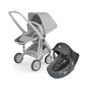 Greentom Reversible Bebek Arabası Albert Lite Oto Koltuğu Travel Set - 4