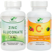 Yurdavit Zinc Gluconate Çinko Glukonat 120 Tablet Vitamin C 1000 Mg C Vitamini Kuşburnu 100 Tablet - 4