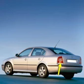 Skoda Octavia A4 Sedan 2001-2009 Sol Arka Stop Lambası 1U6945111C - 1
