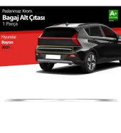 Hyundai Bayon Uyumlu Krom Bagaj Alt Çıtası 2021 Üzeri thumbnail 2