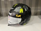KASK SWAY SW-766 Matt Poıson Black Grey Yellow GÜNEŞ GÖZLÜKLÜ thumbnail 1