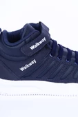 Walkway Mely 2334 Deri-Süet Boğazlı Rahat Taban Lacivert Günlük Unisex Çocuk Spor Ayakkabı - 2
