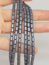 Hematit Taşı Dizi 4*5.5mm (48148) thumbnail 1