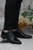 Pierre Cardin 7028 Siyah Damat Ayakkabısı Takım Ayakkabısı Erkek Klasik Ayakkabı - 1