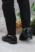 Pierre Cardin 7028 Siyah Damat Ayakkabısı Takım Ayakkabısı Erkek Klasik Ayakkabı - 4