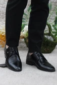 Pierre Cardin 7028 Siyah Damat Ayakkabısı Takım Ayakkabısı Erkek Klasik Ayakkabı - 2