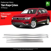 Volkswagen Tiguan Uyumlu Krom Yan Kapı Çıtası 4 Parça. 2020 Ve Üzeri thumbnail 2