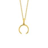 14 Ayar Altın Sade At Nalı Kolye  1,77 gr thumbnail 1