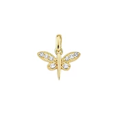 14 Ayar Altın Taşlı Yusufçuk Kolye Ucu 0,65 gr thumbnail 1