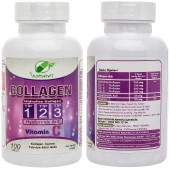 Yurdavit Hidrolize Collagen Kolajen Type Tip 1-2-3 100 Tb Zinc Gluconate Çinko Glukonat 120 Tablet - 2