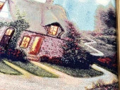 Hobbit Evi Adlı İran Tebriz Halı Tablo 94x75cm - Duvar Halı Kilim Tablo thumbnail 4