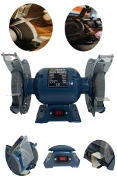 Germany Type 175mm 550watt Tezgah Üstü Taşlama Bakır Sargı Bıçak Balta Bileme Çark Taşı Taş Motoru - 2