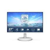 PHILIPS 271V8AW VLine 27" LED IPS 4ms 75Hz 1920x1080 FullHD VGA HDMI Multimedya (VESA) Beyaz Monitör thumbnail 1