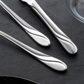 Nehir safir 30 parça çatal kaşık takımı - çatal kaşık seti 18/10 paslanmaz çelik thumbnail 2