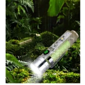 Led Usb Şarjlı Ultra Güçlü El Feneri Su Geçirmez Flaşörlü Kırmızı Işıklı Mıknatıslı Kamp Feneri - 4