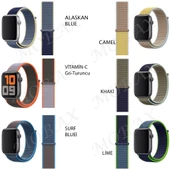 Apple Watch 44/45/46/49mm Kordon Hasır Band 2/3/4/5/6/se/7/8/9/10/11/ultra - 6