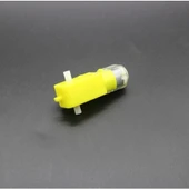 Arduino Robot Tekerlek ve DC Motor Seti - Redüktörlü Motor 250 rp thumbnail 2