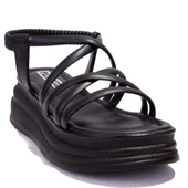 Dagoster DZA07-1241312 Siyah Günlük Ortopedik Kadın sandalet thumbnail 1