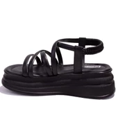 Dagoster DZA07-1241312 Siyah Günlük Ortopedik Kadın sandalet thumbnail 3