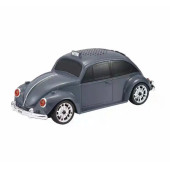 WSTER WS-1939 BEETLE Araba Görünümlü Taşınabilir Kablosuz Bluetooth Hoparlör ve Radyo thumbnail 4