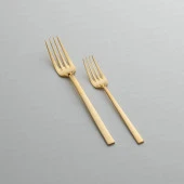 Nehir dalyan titanyum altın 60 parça çatal kaşık takımı seti 12 kişilik titanyum gold thumbnail 3