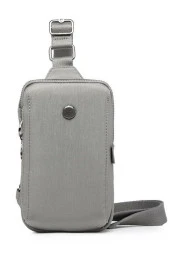 SMARTBAGS NANO METALİK KUMAŞ KADIN BODYBAG 2022-3105 M METALİK GRİ - 1