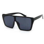 Di Caprio DC1785BLACK Siyah Bütün Cam Büyük Spor Model Erkek Güneş Gözlüğü - 1