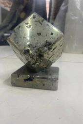 Doğaltaş Pirit Para Taşı Doğal Taş Küp Pirit - 3