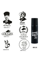 Melek Çiçek Spray Tattoo Geçici Dövme Yapma Seti Sprey Dövme Kiti - 1