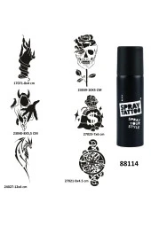 Mistik Zaman Spray Tattoo Geçici Dövme Yapma Seti Sprey Dövme Kiti thumbnail 1