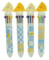 Unick Color 10 Renk Peynir Tükenmez Kalem - 1