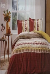 Özdilek Tek Kişilik Ranforce Nevresim Takımı İkat Bordo - 1