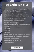 Mavi Rahat Kesim Cepli Uzun Kol Regular Fit Erkek Gömlek  - 150-5 - 5