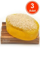 Kabak Lifli El Yapımı Doğal Bıttım Sabunu 120 G x 3 Adet thumbnail 1