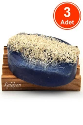 Kabak Lifli El Yapımı Doğal Kolajen Sabunu 120 G x 3 Adet thumbnail 1