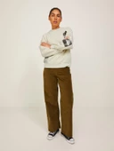 JJXX Bisiklet Yaka Beyaz Kadın Sweatshırt 12217323 thumbnail 3