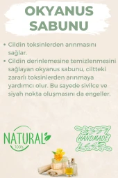 Kabak Lifli El Yapımı Doğal Okyanus Sabunu 120 G thumbnail 3