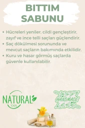 Kabak Lifli El Yapımı Doğal Bıttım Sabunu 120 G thumbnail 3