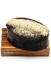 Kabak Lifli El Yapımı Doğal Ardıç Katranı Sabunu 120 G x 3 Adet thumbnail 2