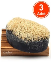 Kabak Lifli El Yapımı Doğal Ruşur Taşı Sabunu 120 G x 3 Adet thumbnail 1