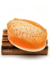 Kabak Lifli El Yapımı Doğal Ballı Keçi Sütü Sabunu 120 G x 3 Adet - 2