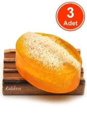 Kabak Lifli El Yapımı Doğal Kükürt Sabunu 120 G x 3 Adet thumbnail 1