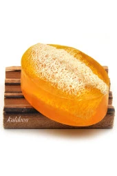 Kabak Lifli El Yapımı Doğal Kükürt Sabunu 120 G x 3 Adet thumbnail 2