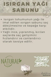 Isırgan Yağı Sabunu El Yapımı Doğal 120 G thumbnail 3