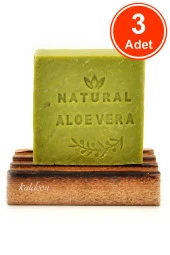 Aloevera Sabunu El Yapımı Doğal 120 G x 3 Adet thumbnail 1